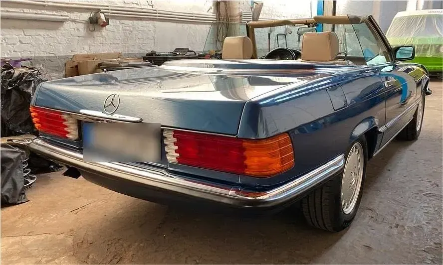 Gebraucht Mercedes SL300 188 PS (138 kW) 1988 Blau Cabrio
