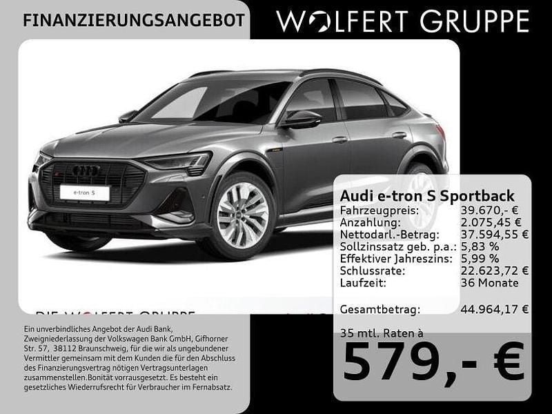 Daytonagrau perleffekt Gebraucht 2022 Audi e-tron Ambiente SUV | 39.555 € (Superpreis) - Bild 1/4