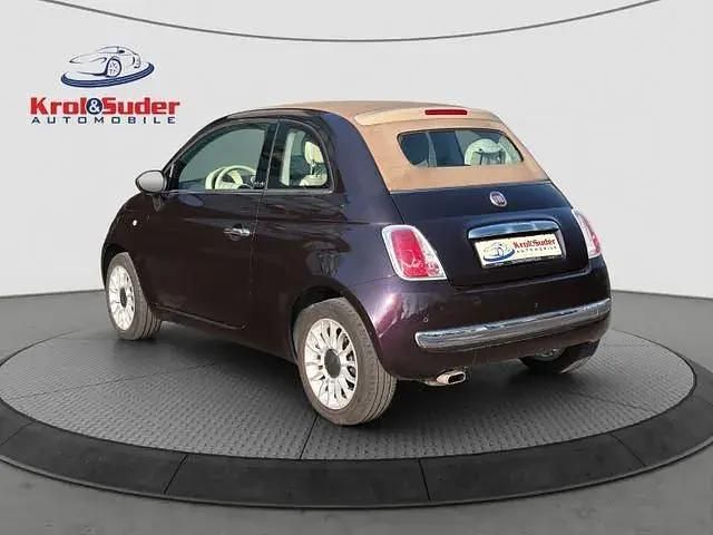 Usata Fiat 500C 95 CV (69 kW) 2013 Viola Cabrio