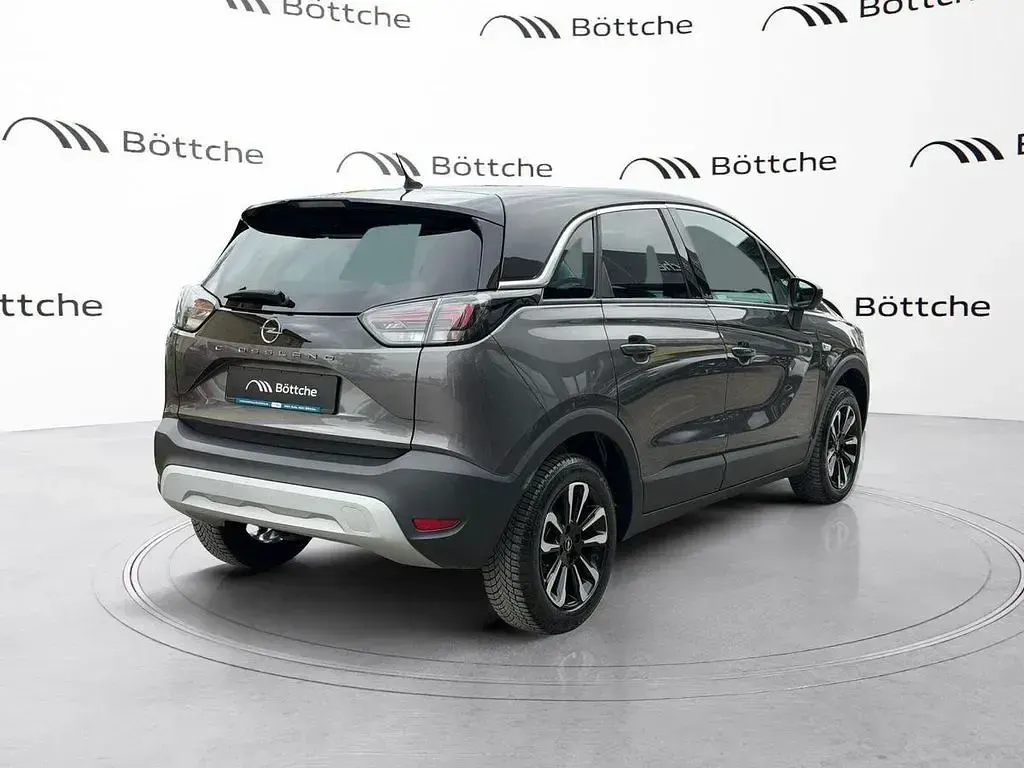 Gebraucht Opel Crossland Elegance 110 PS (80 kW) 2023 Lackierung platiniumgrau/metallic klarlack SUV