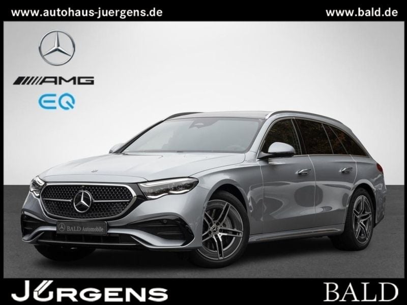 Silber metalliclack hightechsilber Gebraucht 2024 Mercedes E220 AMG Kombi | 60.330 € - Bild 1/4