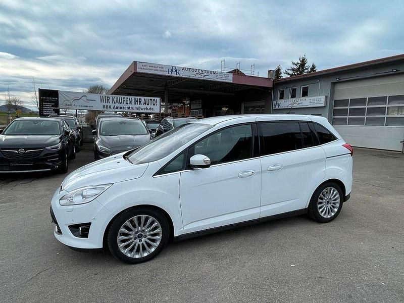 Gebraucht Ford Grand C-Max Titanium 140 PS (102 kW) 2013 Weiß Van / Kleinbus