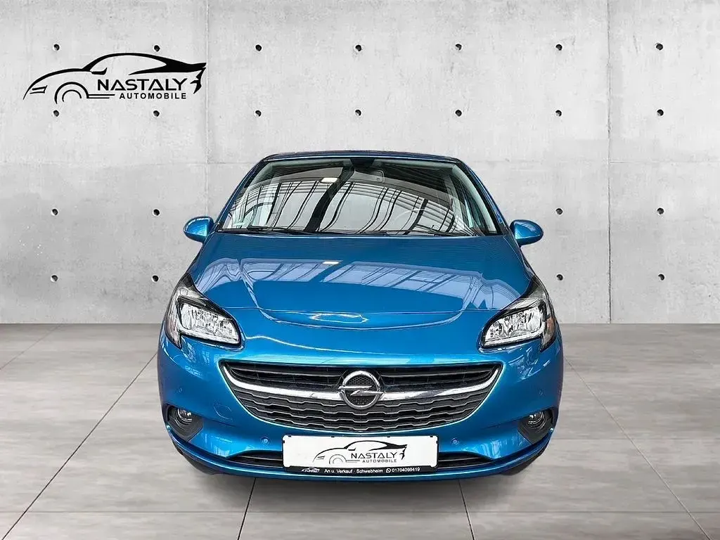 Gebraucht Opel Corsa 101 PS (74 kW) 2018 Blau Kleinwagen