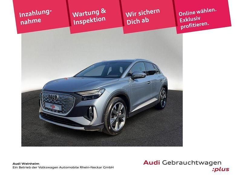 Gebraucht Audi Q4 e-tron Ambiente 150 kW (204 PS) 2022 Geysirblau metallic SUV