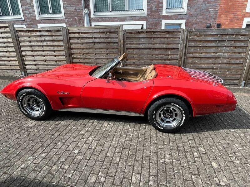 Rot Gebraucht 1975 Corvette Stingray Cabrio | 33.900 € - Bild 1/4