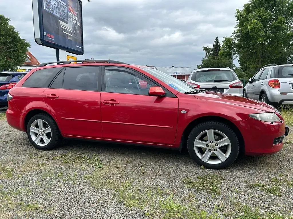 Gebraucht Mazda 6 Active Plus 143 PS (105 kW) 2007 Rot Kombi