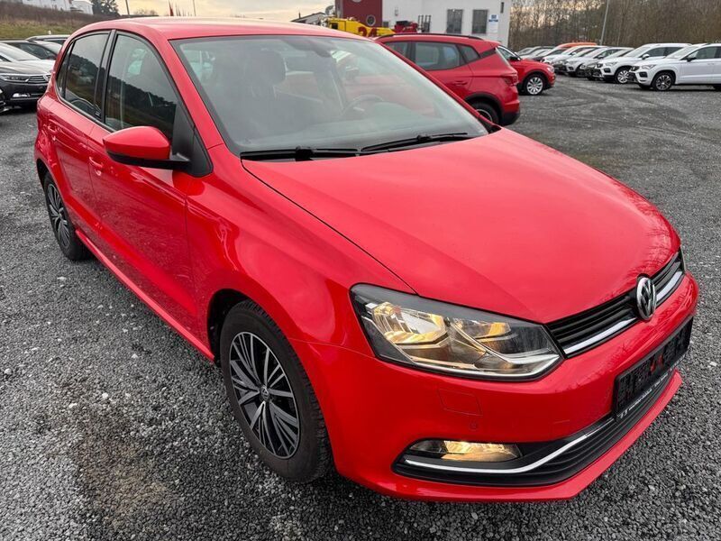 Rot Gebraucht 2016 VW Polo Allstar Kleinwagen | 11.489 € (Fairer Preis) - Bild 1/4