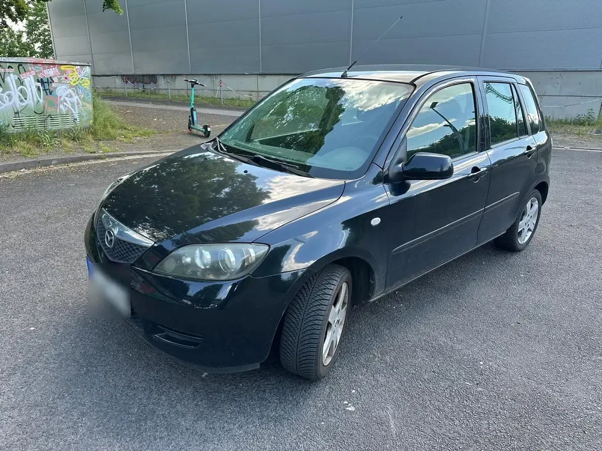 Gebraucht Mazda 2 80 PS (58 kW) 2007 Schwarz Kleinwagen