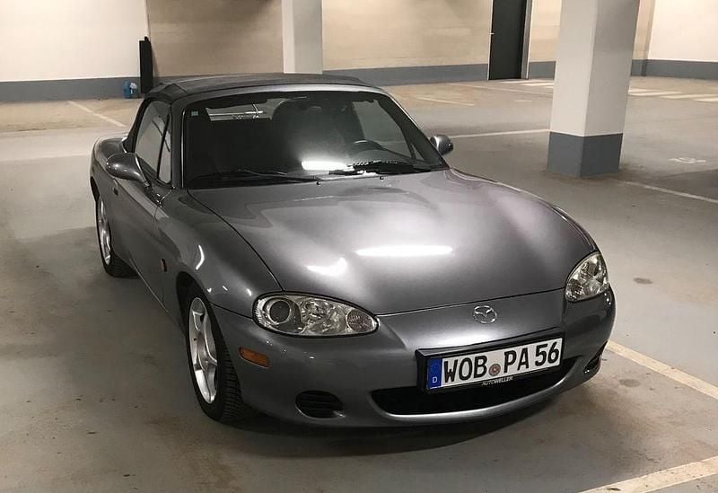 Gebraucht Mazda MX5 145 PS (106 kW) 2002 Silber Cabrio