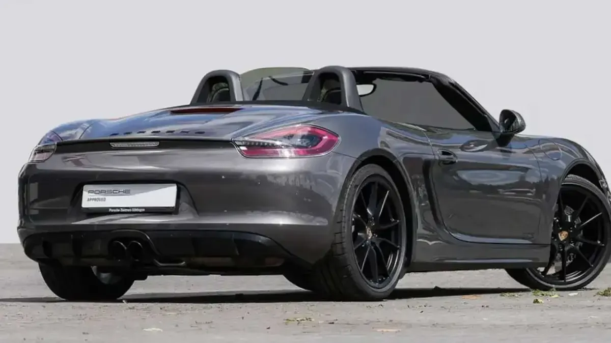 Second-hand Porsche Boxster 330 CP (242 kW) 2015 Gri Cabrio