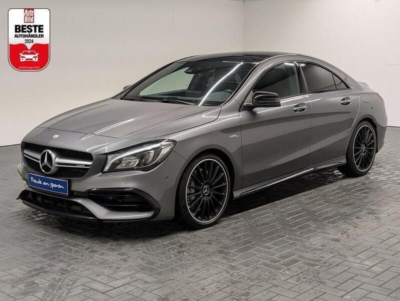 Grau Gebraucht 2018 Mercedes CLA45 AMG AMG Limousine | 36.980 € (Guter Preis) - Bild 1/4