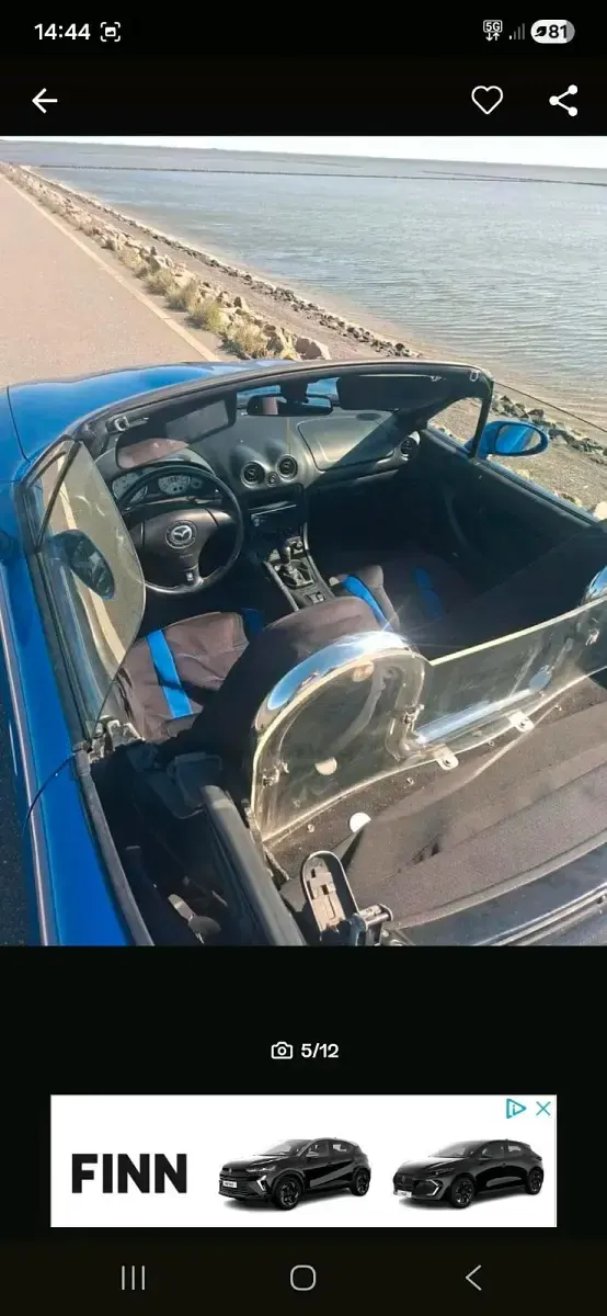 Gebraucht Mazda MX5 2002 Blau Cabrio