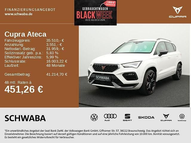 9p "bila" weiss Gebraucht 2022 Cupra Ateca VZ SUV | 35.510 € (Etwas zu teuer) - Bild 1/4