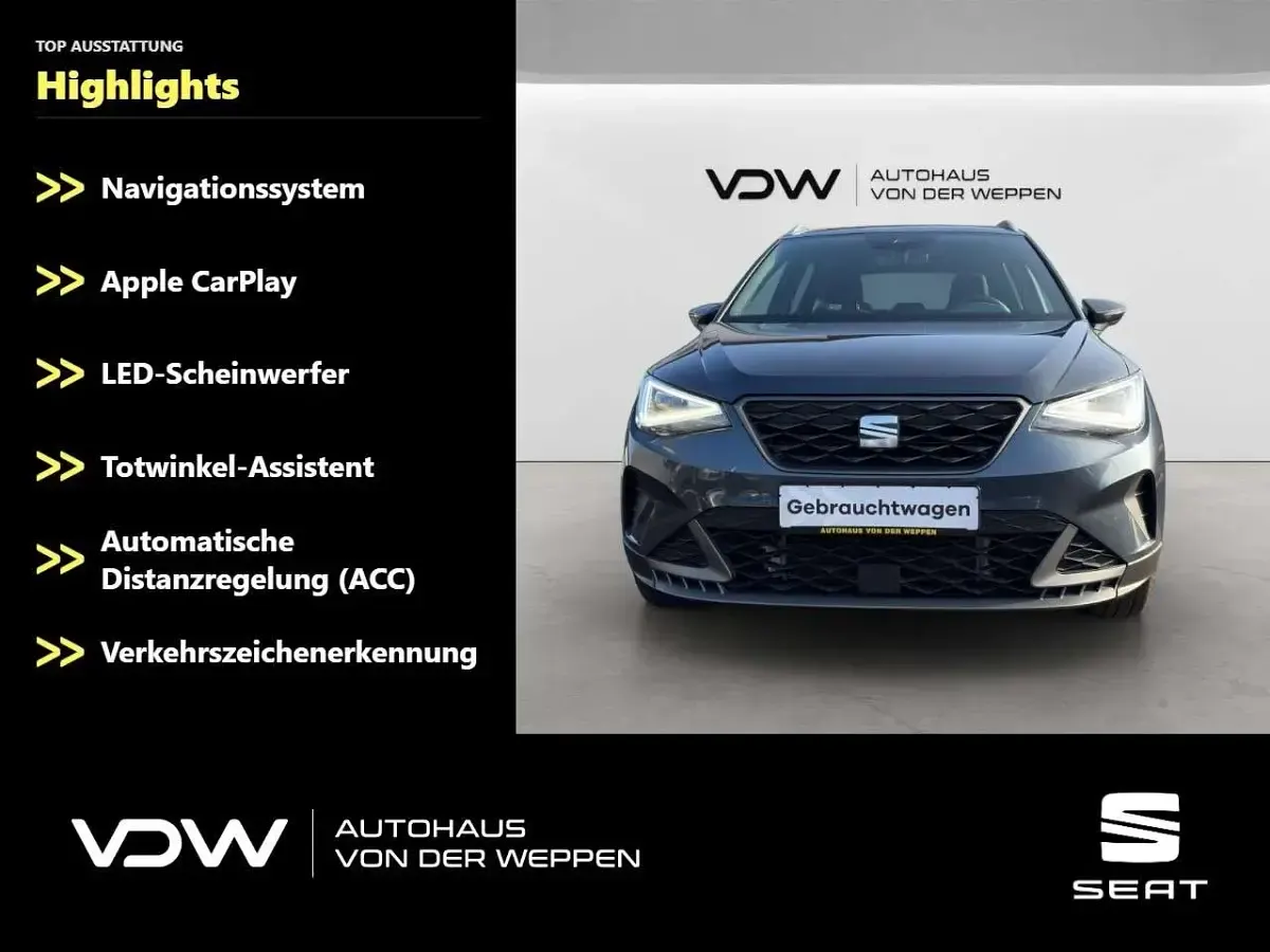 Gebraucht Seat Arona FR 116 PS (85 kW) 2024 Grau SUV
