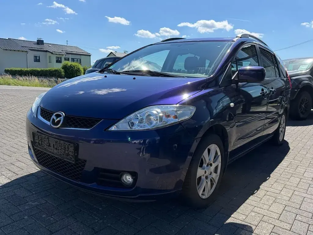 Gebraucht Mazda 5 Exclusive 145 PS (106 kW) 2007 Blau Van / Kleinbus