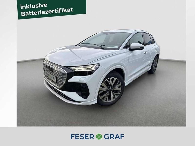 Gletscherweiß Gebraucht 2023 Audi Q4 e-tron Ambiente SUV | 26.980 € (Superpreis) - Bild 1/1