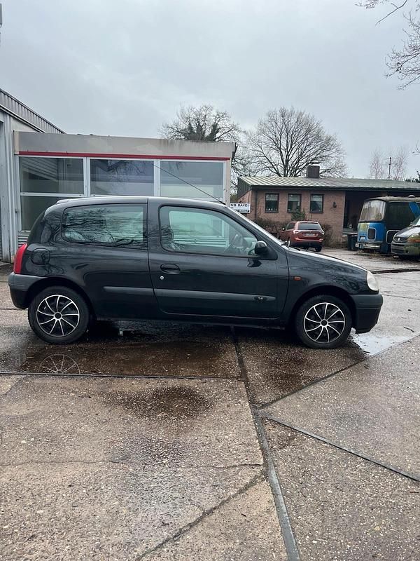Gebraucht Renault Clio II 2001 Schwarz Kleinwagen
