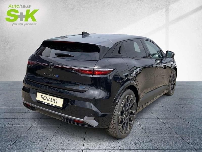 Neu Renault Megane E-Tech Esprit Alpine 160 kW (218 PS) 2025 Black pearlschwarz metallic, dolomitgrau (grau) Limousine