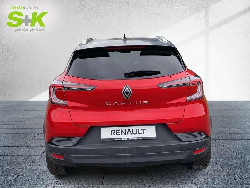 Gebraucht Renault Captur Techno 91 PS (66 kW) 2025 Dezirrot metallic, black pearlschwarz metallic (rot) SUV