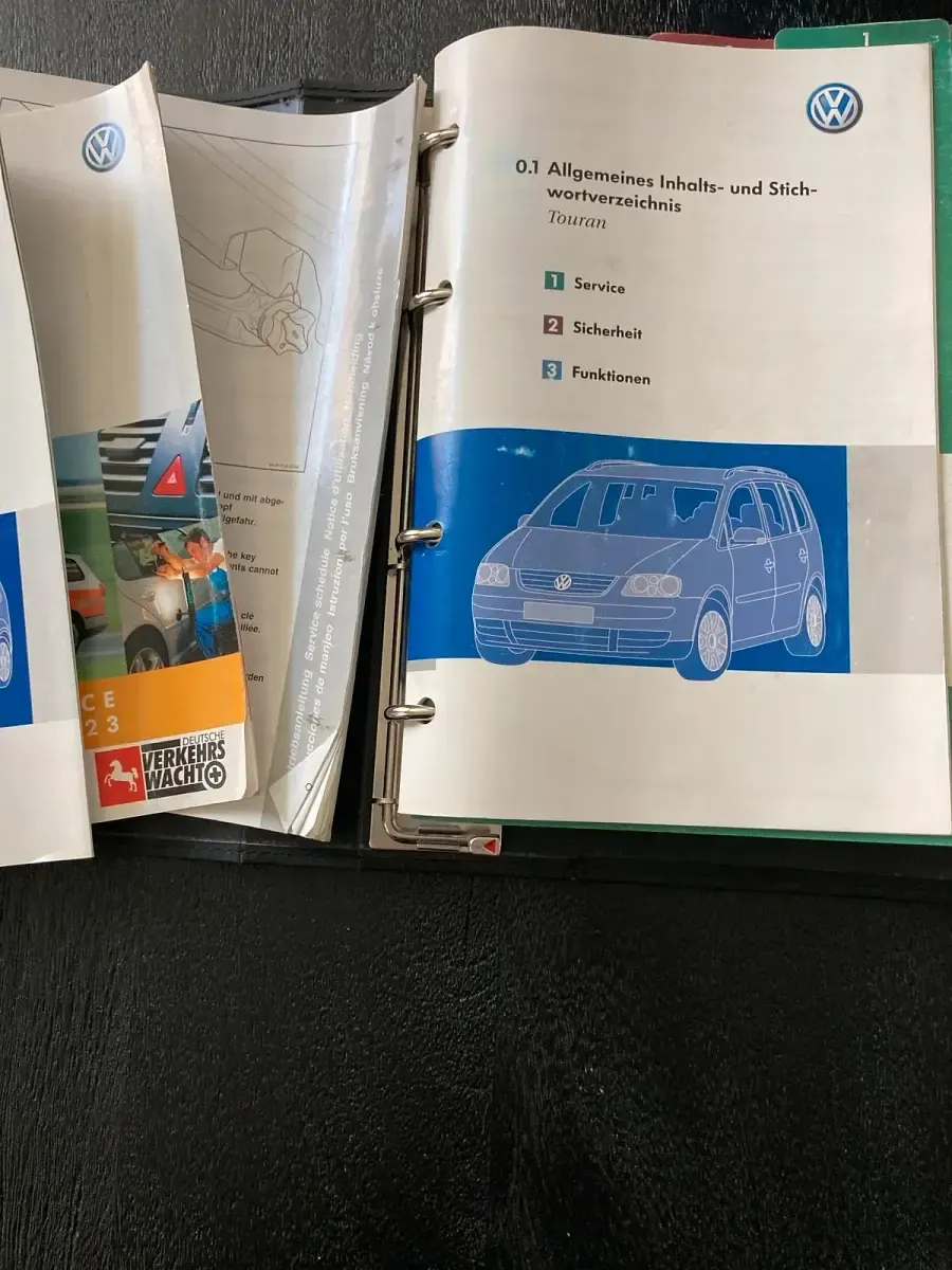 Gebraucht VW Touran Cross 140 PS (102 kW) 2008 Schwarz Van / Kleinbus