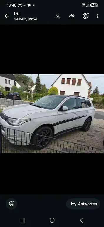 Gebraucht Mitsubishi Outlander Plus 150 PS (110 kW) 2014 Weiß SUV