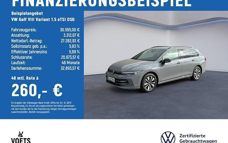 Gebraucht VW Golf VIII Goal 150 PS (110 kW) 2025 Grau Kombi