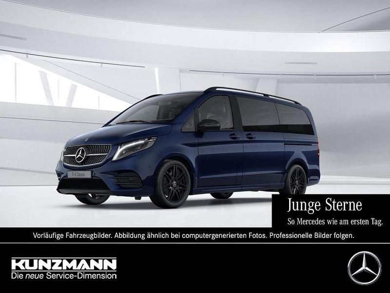 Cavansitblau metallic Gebraucht 2021 Mercedes V250 AMG Van / Kleinbus | 48.650 € (Fairer Preis) - Bild 1/4