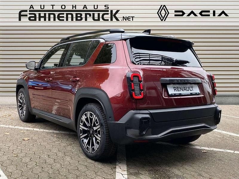 Neu Renault 4 E-Tech Iconic 77 kW (106 PS) 2026 Karmesinrot metallic, dach bl SUV