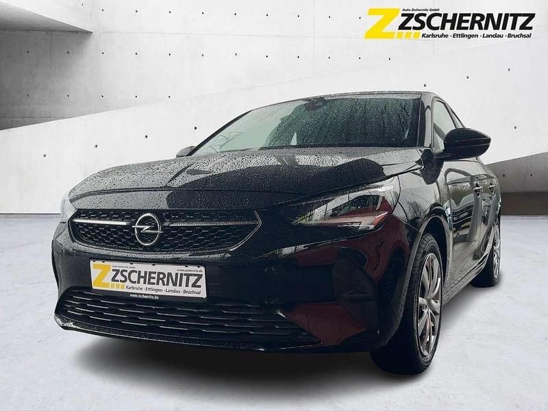 Gebraucht Opel Corsa-e Edition 100 kW (136 PS) 2022 Diamant schwarz/karbon schwarz Kleinwagen