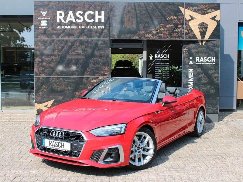 Tangorot metallic Gebraucht 2021 Audi A5 Cabriolet Comfort Cabrio | 29.750 € (Superpreis) - Bild 1/4