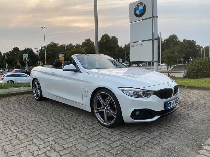Weiß Gebraucht 2014 BMW 430 Cabriolet Sport Line Cabrio | 19.450 € (Teuer) - Bild 1/4