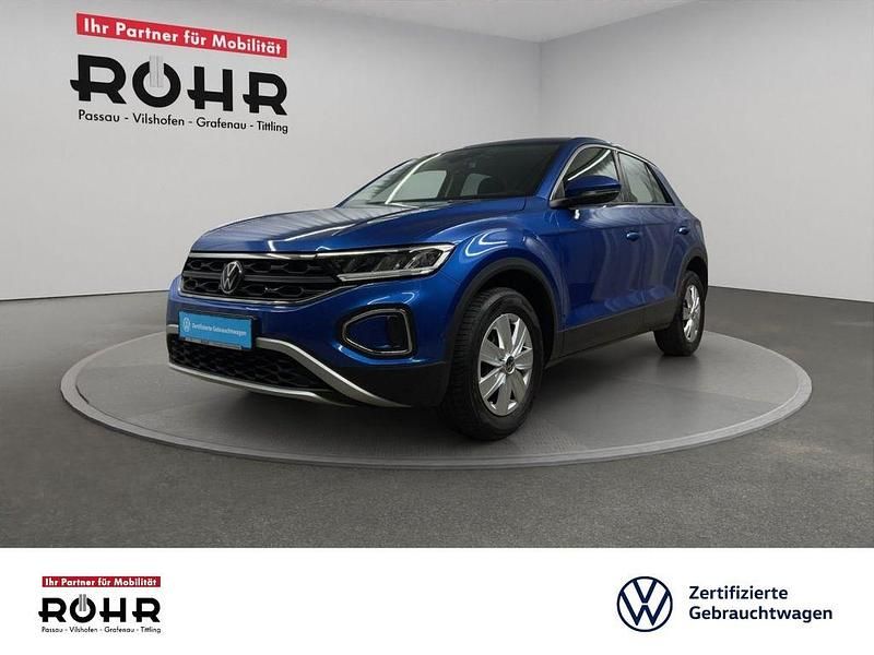 Ravennablau metallic Gebraucht 2022 VW T-Roc Basis SUV | 19.740 € (Fairer Preis) - Bild 1/4