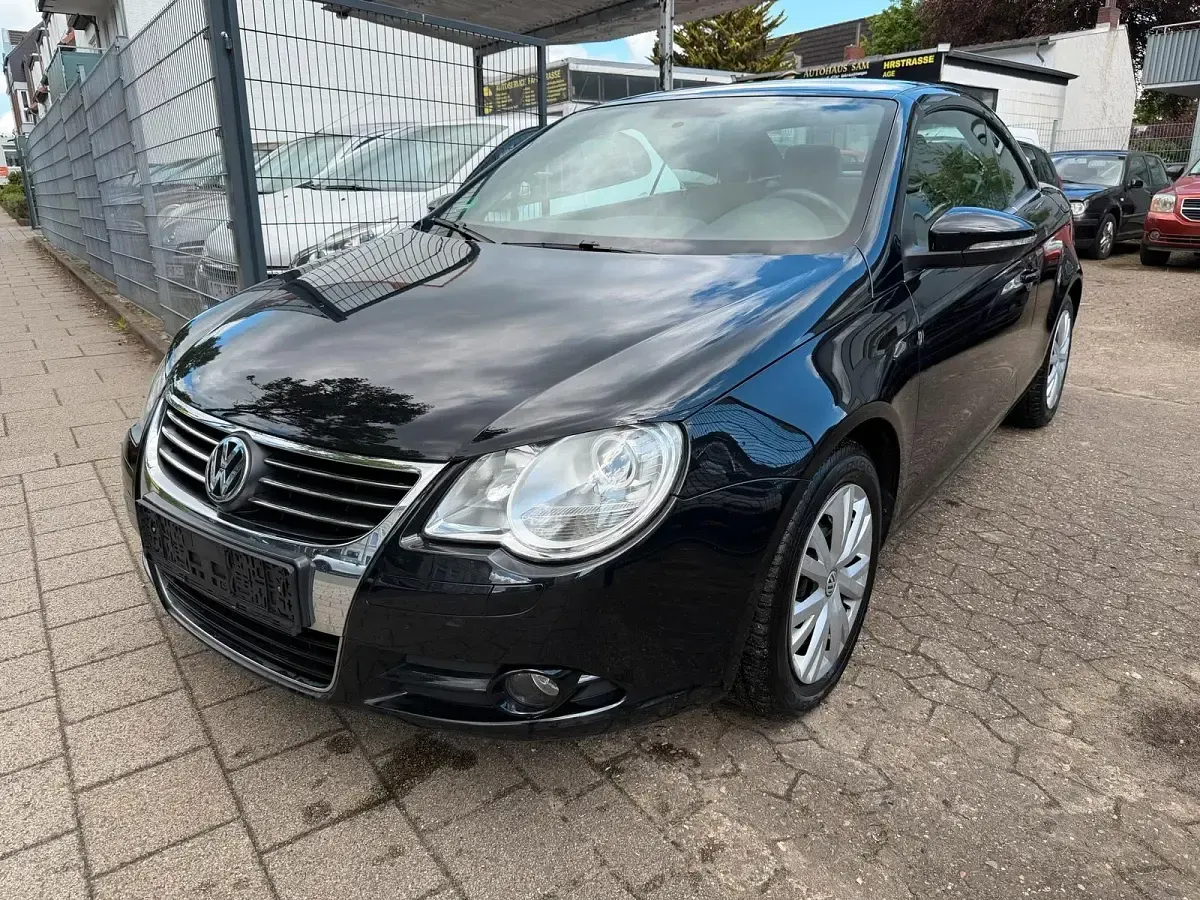 Gebraucht VW Eos 122 PS (89 kW) 2010 Schwarz Cabrio
