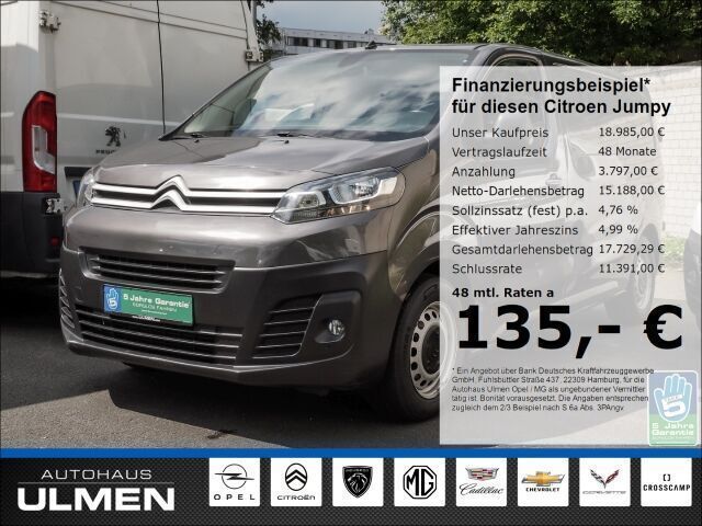 Grau Gebraucht 2019 Citroën Jumpy Van / Kleinbus | 18.985 € (Fairer Preis) - Bild 1/4