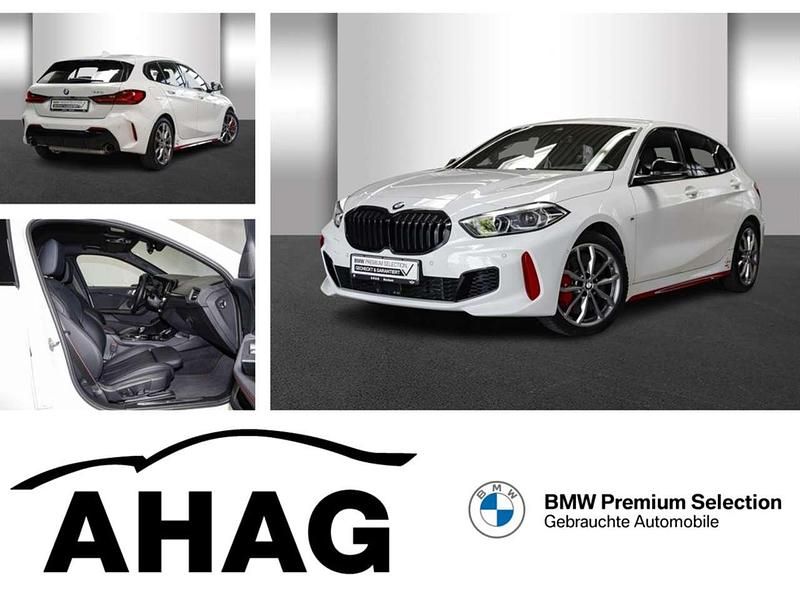 Alpinweiß uni Gebraucht 2024 BMW 128 Sport Line Limousine | 33.940 € (Fairer Preis) - Bild 1/4