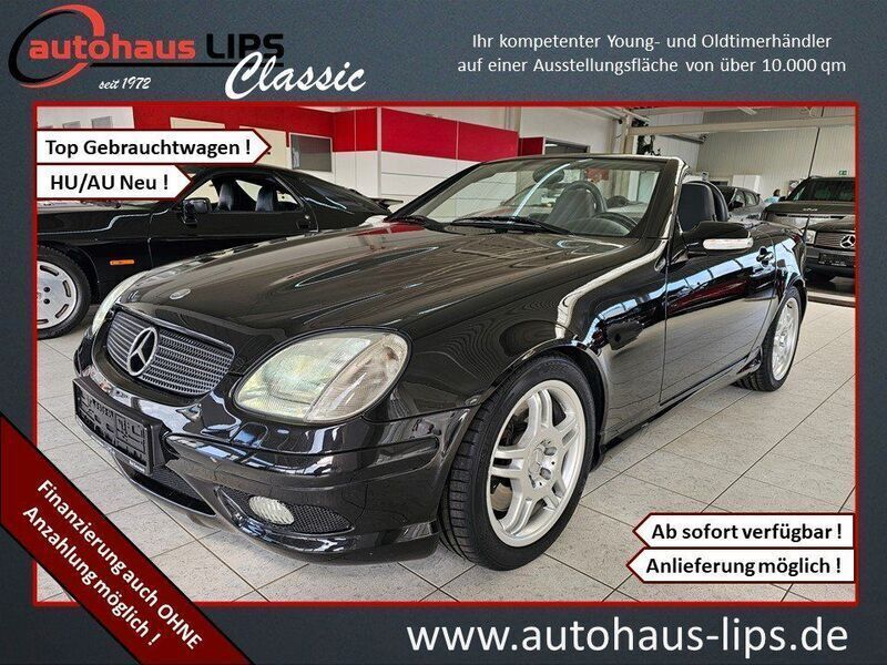 Obsidianschwarz metalliclack Gebraucht 2001 Mercedes SLK32 AMG AMG Cabrio | 23.990 € (Fairer Preis) - Bild 1/4