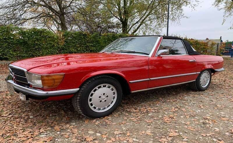 Rot Gebraucht 1974 Mercedes SL350 Cabrio | 20.000 € - Bild 1/4