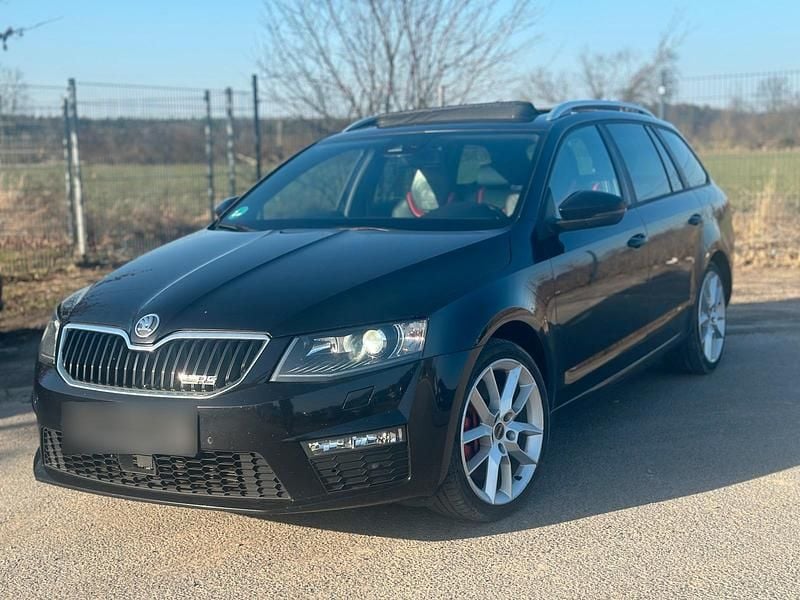 Gebraucht Skoda Octavia vRS 184 PS (135 kW) 2014 Schwarz Kleinwagen
