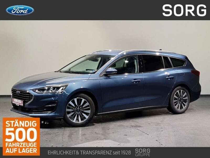 Gebraucht Ford Focus Titanium X 116 PS (85 kW) 2023 Blau, chrome blue metallic Kombi