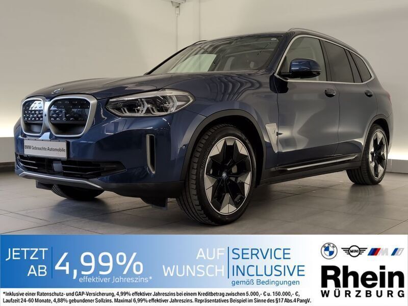 Blau Gebraucht 2021 BMW iX3 Performance SUV | 35.898 € (Guter Preis) - Bild 1/4