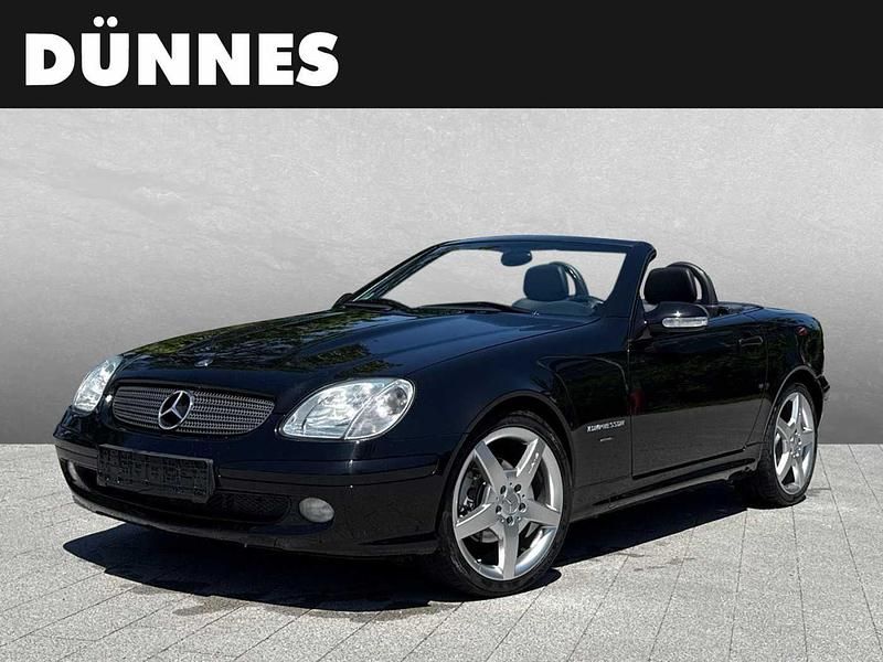Schwarz Gebraucht 2003 Mercedes SLK230 Cabrio | 9.999 € (Teuer) - Bild 1/4