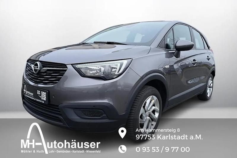 Gebraucht Opel Crossland X Edition 131 PS (96 kW) 2019 Mondstein grau/e:vulkan grau SUV