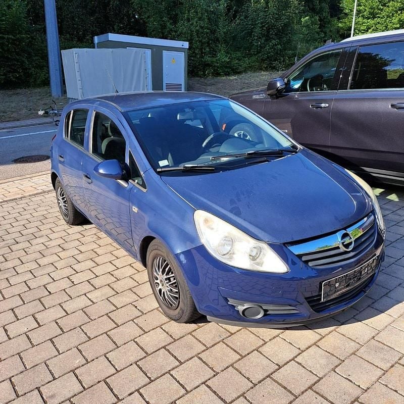 Blau Gebraucht 2009 Opel Corsa Kleinwagen | 950 € (Superpreis) - Bild 1/4
