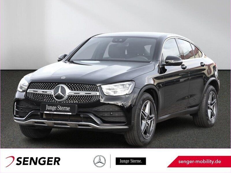 Schwarz Gebraucht 2021 Mercedes GLC220 AMG Coupé | 49.980 € (Teuer) - Bild 1/4