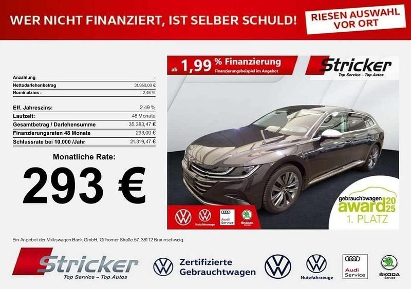 Mangangrau metallic (metallic) Gebraucht 2024 VW Arteon Elegance Kombi | 31.950 € (Superpreis) - Bild 1/3