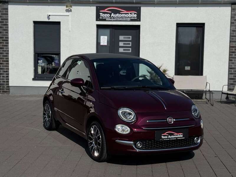 Colore esterno (opera bordeaux Gebraucht 2020 Fiat 500C Star Cabrio | 13.590 € (Fairer Preis) - Bild 1/4