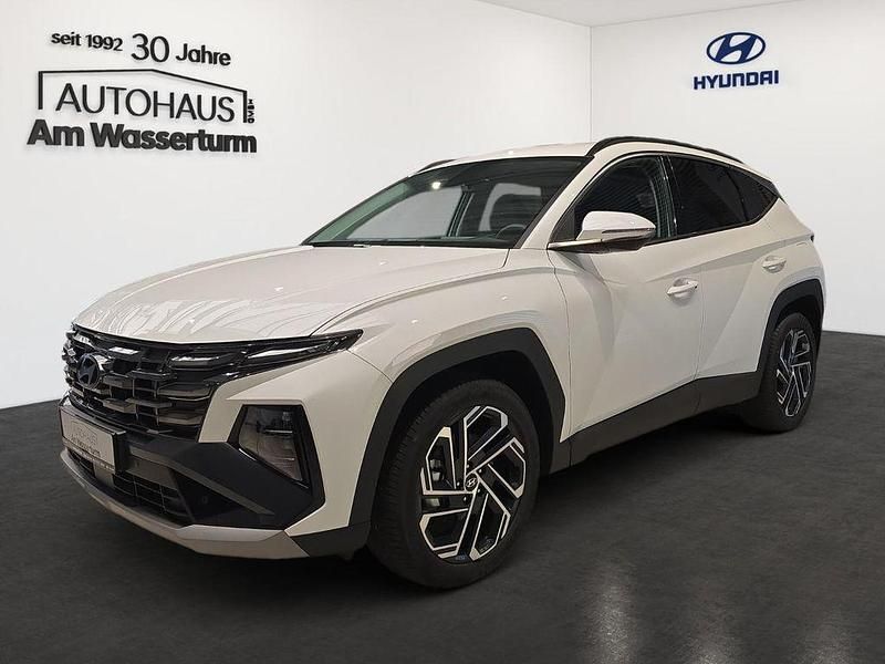 Atlas white / sol Gebraucht 2024 Hyundai Tucson Prime SUV | 37.790 € (Guter Preis) - Bild 1/4