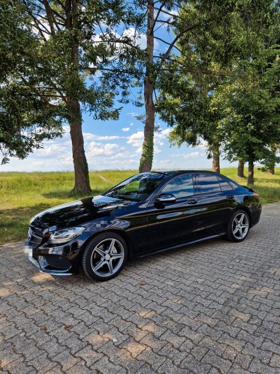 Schwarz Gebraucht 2014 Mercedes C200 AMG line Limousine | 15.000 € (Etwas zu teuer) - Bild 1/4