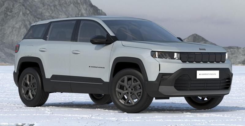 Neu Jeep Compass 145 PS (106 kW) 2026 Antarctica white metallic SUV