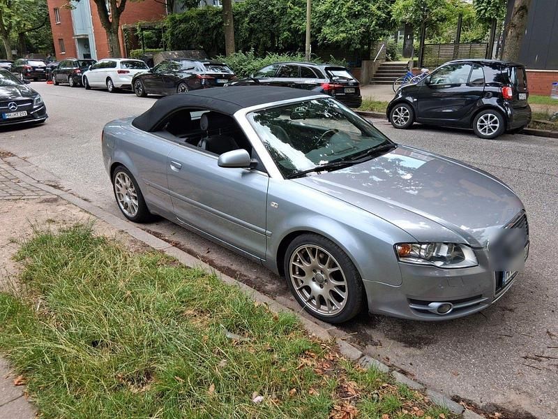Silber Gebraucht 2006 Audi A4 Cabriolet S-Line Cabrio | 5.590 € - Bild 1/4